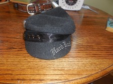 Hard Rock Motor Cycle Style Hat. Size Stretcher In The Back.