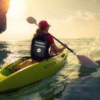 Wasserdichte Tasche Packsack Außen Drybag Seesack OverBoard 10 Liter schwarz  DE