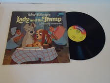Vintage Songs from LADY AND THE TRAMP Film Record Vinyl LP Disneyland 1231