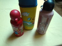 Trinkflaschen - Kleinkind - Isolierflaschen - 2 Stück - und 1 Tasche