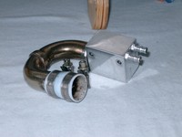 MTC Auspuffflansch Krümmer 180° für Zenoah CY usw