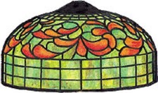 Worden 10" Lemon Leaf T Pattern for Molded Lamp W104