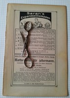 antike Werbung 1918 Saran Experimentierkästen Maschinenbau Krieg Militär Buch 90