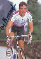 Jacques Hanegraaf    Team Telekom  Radsport  Karte mit Unterschrift - 223689