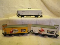 Märklin H0 3 alte Güterwaggons Kikeriki Rahma Kühlwagen (02)