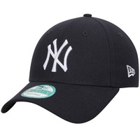 New York Yankees MLB Baseball New Era 9Forty Cap Kappe Navy / White Logo Vecro