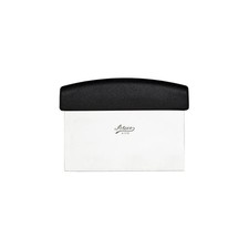 Ateco 1318 6" Bench Scraper / Dough Cutter with Black Handle