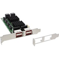InLine PCI-Express Karte - 8x SATA 6Gb/s, mit 8x SATA + 4x eSATA, PCIe 2.0