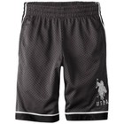 U.S. Polo Assn. 4259 Boys Gray Perforated Pull On Athletic Shorts 7 BHFO