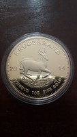Krügerrand 1 Oz 2014 - Kruegerrand 1 Unze 2014 FYNGOUD Fine Gold Münze Goldmünze