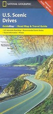 National Geographic Map of US Scenic Drives, Destination Map & Travel Guide 2013