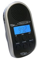 Fahrradradio mit PLL-Tuner, MP3 Anschluss, LCD Anzeige und Uhr Radio