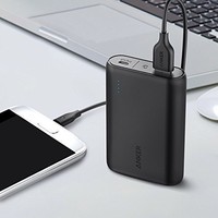 Externer Akku Anker 10000mA PowerBank mit Quick Charge Ladegerät für alle Geräte