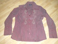 Damenbluse, Bluse, Tom Tailor, Größe 42, Langarm