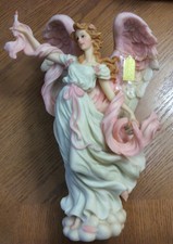 Seraphim Classics Angels Hope Light In The Distance 12" H. 84418 Breast Cancer