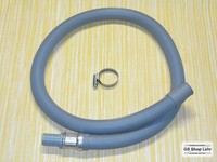 Ablaufschlauch Verlängerung 2,5 m Waschmaschine Geschirrspüler und Schelle