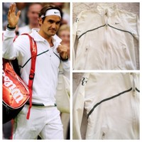 Roger Federer Nike 2011 Jacke Wimbledon RARITY Small Tennis Nadal Dri-FiT