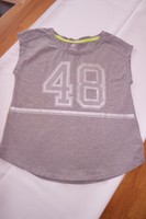 H&M Sportshirt 146 152 grau Mädchen