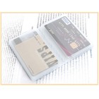 Plastic Wallet Insert Replacement Bifold Credit Card Holder 10 pages 20 slot New
