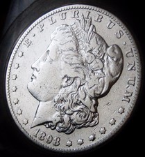 1898-S Morgan Dollar - Circulated - Better Date Morgan - Fast Coin Delivery!