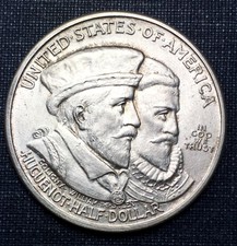1924 Huguenot Commemorative Half Choice Unc