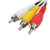 1.4M RCA AV Audio Video Cable Cord for DVD VCR TV Black