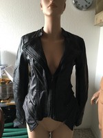 Lederjacke schwarz Gr.M Echtleder Nappalederjacke Bikerjacke