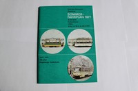 Fahrplan Straßenbahn, Bus, S-Bahn Städtischer Nahverkehr Magdeburg Sommer 1977