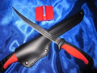 2in1 Yad Filetiermesser + Messerschärfer Filiermesser Messer Gürtelmesser 