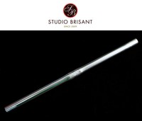 NEW NITTO B2500AA Lenker Flat Bar 0° Straight Silver + Black 25,4 mm Klemmung