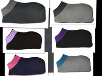 PFIFF Fleecedecke zweifarbig 125 - 165 cm Abschwitzdecke Decke 100983 Pferde NEU