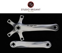 Sugino XD 2 Kurbel Crank 110 mm LK - silber / black * 2 Fach oder 3 Fach Tripple