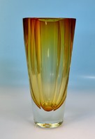 Murano Vase Seguso Vetri d´Arte, geschliffene Wandung