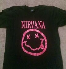 Nwot Nirvana Smiley face Tshirt. Size large