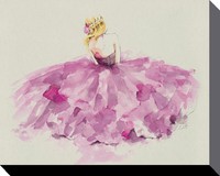 Haute-Couture -Mode Design Entwurf Model Poster Leinwand-Druck (50x40cm) #85829