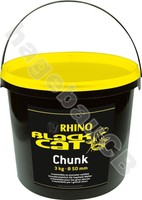 RHINO Black Cat Chunks Boilie 3kg Wallerboilie Waller Boilies Wels 11,33€/kg