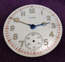 NOS~WW2 Military~Elgin 17J 16s OC Field Service Watch~42mm Montgomery Dial&Hands