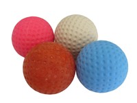 4 Minigolfbälle Anlagenball verschiedene Eigenschaften (HN4)