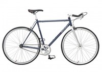 Viking Track Singlespeed Fixie Grau Fixie Fixed Gear Stadt Fahrrad Bullhorn