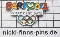 PARIS 2012 / VILLE  CANDIDATE CITY OLYMISCHE SPIELE ... Sport-Pin(134d) 
