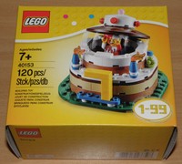 Lego 40153 GEBURTSTAG Tisch-Deko Tortenform Pop-Up-Funktion Harlekin Zahlen  NEU