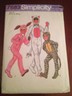 Vintage Simplicity Costume Pattern 7683 Animal Jumpsuit Bunny Rabbit Cat Size 8