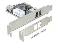 DELOCK PCI EXPRESS KARTE   2 X EXTERN / 1 X INTERN FIREWIRE A + LOW PROFILE FORM