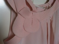 Dorothee Schumacher Bluse  Seiden-Top Gr S / M natur sand beige-rosa UVP: €449,-