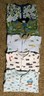5 Pc Lot of Baby Boys 3-6, 6 Month Footed Sleepers Pajamas Carter's, Gerber, etc
