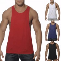 Herren Stringer Bodybuilding Tank Top Fitnessstudio Fitness Unterhemd Ärmellos