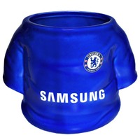 Original Chelsea London FC Kaffee-Keramik-Tasse Trikot T-Shirt Becher NEU MUG