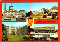 Grüße aus Potsdam ( DDR ) ,  Ansichtskarte 19?? gel.