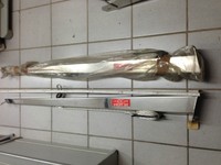 Davit Davits Davids  VA 1,40 m lang Edelstahl incl. Seile  