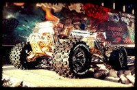 UNIKAT!!! - 24 Karat vergoldet! HPI Savage XL Show-Truck - Tuning! Einzelstück!